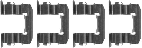 Mintex Brake Fitting Kit fits -Hyundai Kia Nissan MBA1184 (also fits other vehicles)