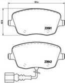 Brembo Brake Pad Set - P85077