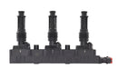 HELLA 5DA 193 175-491 Ignition Coil - 12V - 3-pin connector - Plugged