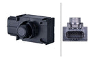 HELLA 6PX 358 270-001 Sensor, parking distance control - Tetragonal - 6-pin connector - Plugged