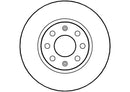 Disctech Brake Disc - Fits Fiat, Toyota - ABD2082 - Front Axle