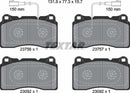 Textar Brake Pad Set - 2375601