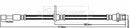 Borg & Beck Brake Hose Part No -BBH8201