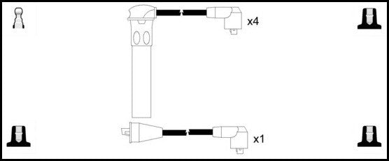ElectroSpark Ignition Lead Set - OEK077