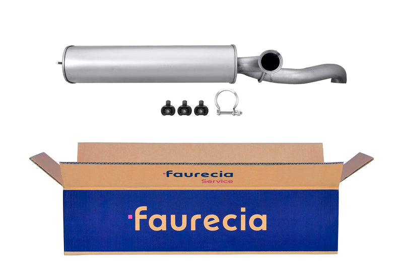 FAURECIA 8LD 366 036-071 Rear Muffler - Easy2Fit® Kit - fits VW GOLF II (19E, 1G1)