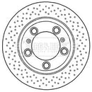 Borg & Beck Brake Disc Single Part No -BBD6032S