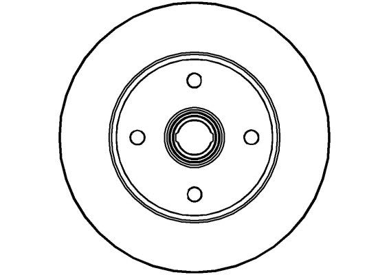 Disctech Brake Disc - Fits Hyundai, Porsche - ABD2970 - Front Axle