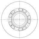 Borg & Beck Brake Disc Single Part No -BBD6155S