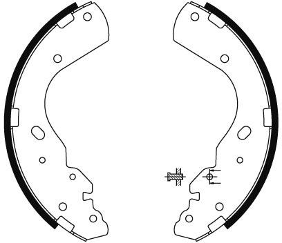 Mintex Brake Shoes fits -Ford Mazda MFR491 (also fits other vehicles)