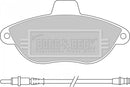 Borg & Beck Brake Pad Set -BBP1461