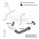 Borg & Beck Turbo Hose Part No -BTH1312