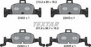 Textar Brake Pad Set - 2240201