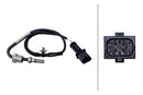 HELLA 6PT 010 376-331 Sensor, exhaust gas temperature - 2-pin connector