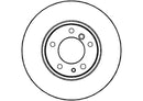 Disctech Brake Disc - Fits Bmw, Nissan - ABD3005 - Front Axle