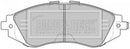 Borg & Beck Front Brake Pad Set -BBP1881