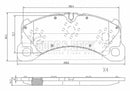 Borg & Beck Brake Pad Set Front -BBP2682