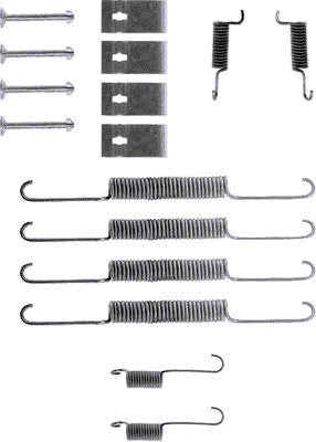 Textar Brake Shoe Fitting Kit - 97005700