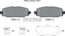 Textar Brake Pad Set - 2383101