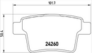 Brembo Brake Pad Set - P24063