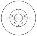 Borg & Beck Brake Disc Pair Part No -BBD5181
