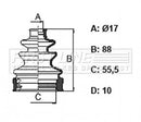First Line Cv Joint Boot Kit Part No -FCB6365