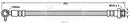 Borg & Beck Brake Hose Part No -BBH7814