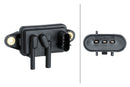 HELLA 6PP 009 409-421 Sensor, exhaust pressure - 3-pin connector - Bolted