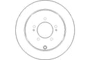 Disctech Brake Disc - Fits Citroën, Nissan - ABD2134 - Rear Axle