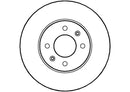Disctech Brake Disc - Fits Hyundai, Kia - ABD2240 - Front Axle