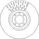 Disctech Brake Disc - Fits Citroën, Subaru - ABD3399 - Front Axle