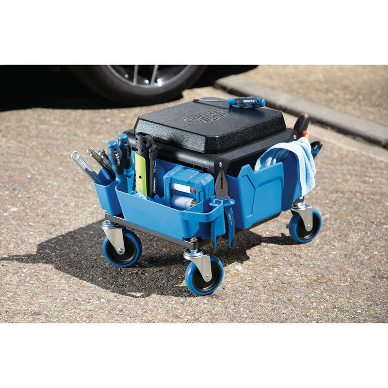 Work Stool, Blue