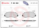Brembo Brake Pad Set - P68062