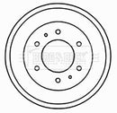 Borg & Beck Brake Drum (Single) -BBR7155