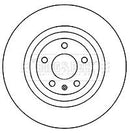 Borg & Beck Brake Disc Single Part No -BBD5949S