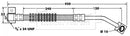 Borg & Beck Brake Hose Part No -BBH7411