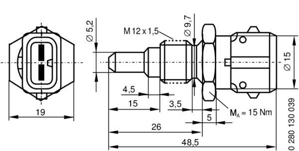 BOSCH TEMPERATURE SENSOR