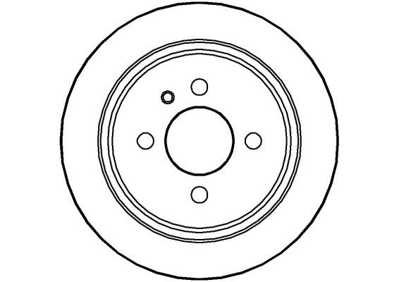 Disctech Brake Disc - Fits Alpina, Audi - ABD2718 - Rear Axle