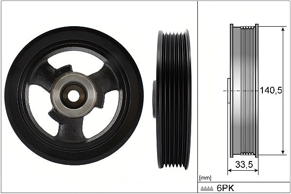 INA Belt Pulley Crankshaft Part No - 544014910