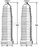 Borg & Beck Steering Gaiter Kit Part No -BSG3337