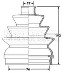 First Line Cv Joint Boot Kit Part No -FCB6178