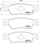 Mintex Brake Pad Set fits -Isuzu MDB1435 (also fits other vehicles)