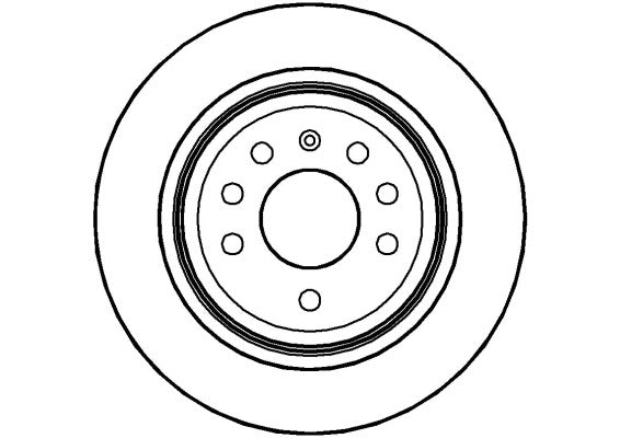Disctech Brake Disc - Fits Cadillac, Toyota - ABD2623 - Rear Axle