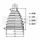 First Line Cv Joint Boot Kit Part No -FCB6437