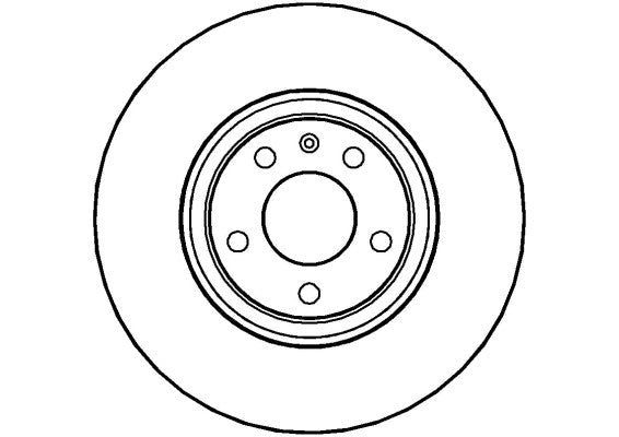 Disctech Brake Disc - Fits Audi - ABD2336 - Front Axle