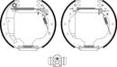 Mintex Brake Shoe Kits fits -Bedford Opel Vauxhall MSP134 (also fits other vehicles)