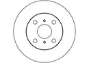 Disctech Brake Disc - Fits Toyota - ABD3467 - Front Axle