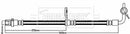 Borg & Beck Brake Hose Part No -BBH8243