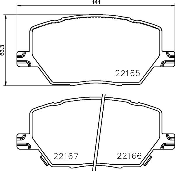 Brembo Brake Pad Set - P23164