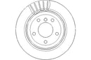 Disctech Brake Disc - Fits Alfa romeo, Bmw - ABD2619 - Rear Axle