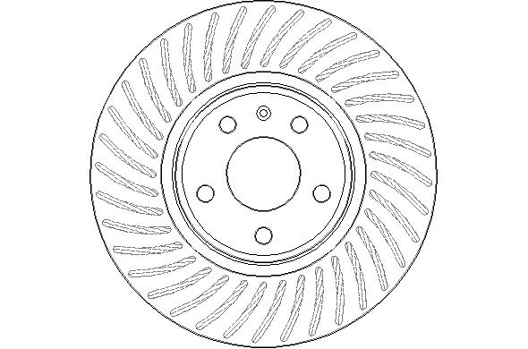 Disctech Brake Disc - Fits Audi, Skoda - ABD3344 - Front Axle